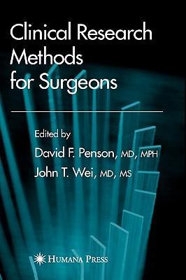 Clinical research methods for surgeons
