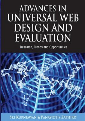 Advances in universal web design and evaluation research, trends and opportunities