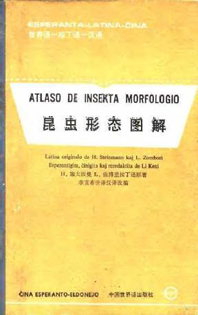 昆虫形态图解 世界语—拉丁语-汉语