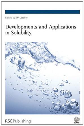 Development and applications in solubility