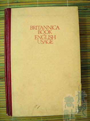 Britannica book of English usage