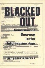 Blacked out government secrecy in the information age