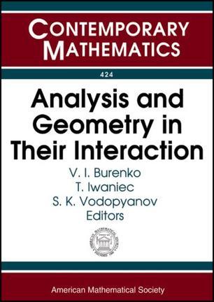 The Interaction of Analysis and Geometry International School--Conference Analysis and Geometry, August 23-September 3, 2004, Novosibirsk, Russia