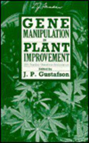 Gene manipulation in plant improvement