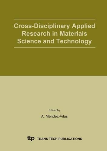 Cross-disciplinary applied research in materials science and technology proceedings of the 1st International Meeting on Applied Physics (APHYS-2003), Badajoz, Spain, October 13th-18th 2003