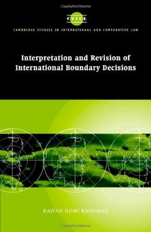 Interpretation and revision of international boundary decisions