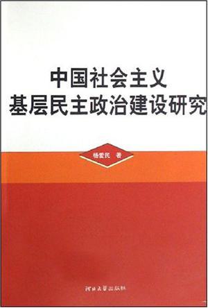 中国社会主义基层民主政治建设研究