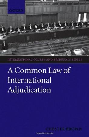 A common law of international adjudication
