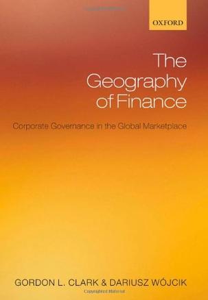 The geography of finance corporate governance in the global marketplace
