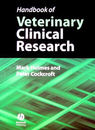 Handbook of veterinary clinical research