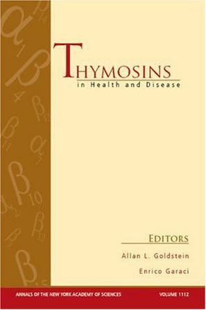 Thymosins in health and disease first international conference