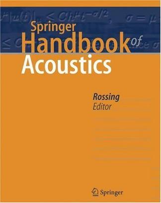 Springer handbook of acoustics