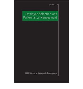 Employee selection and performance management