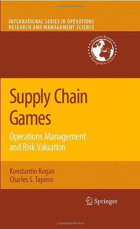 Supply chain games operations management and risk evaluation