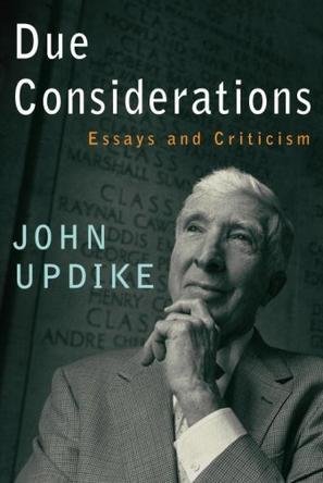 Due considerations essays and criticism