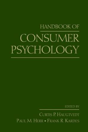 Handbook of consumer psychology