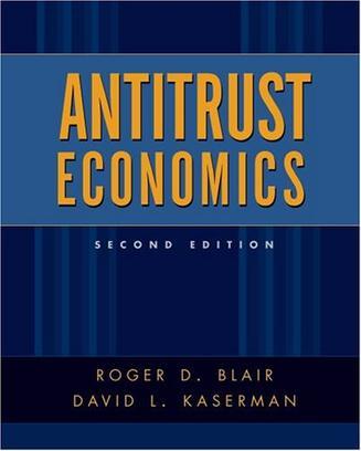 Antitrust economics