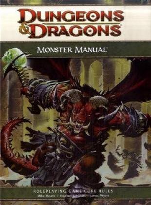 Dungeons & dragons Monster manual roleplaying game core rules