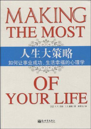 人生大策略 如何让事业成功、生活幸福的心理学