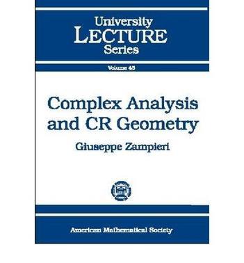 Complex analysis and CR geometry