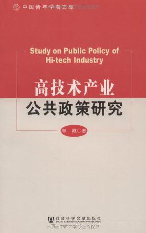高技术产业公共政策研究
