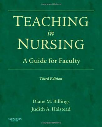 Teaching in nursing a guide for faculty