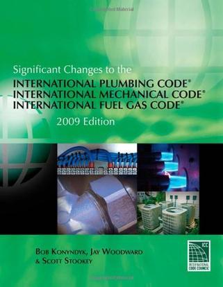 Significant changes to the International plumbing code, International mechanical code, and International fuel gas code