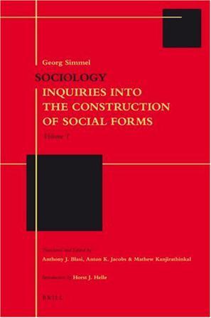 Sociology inquiries into the construction of social forms