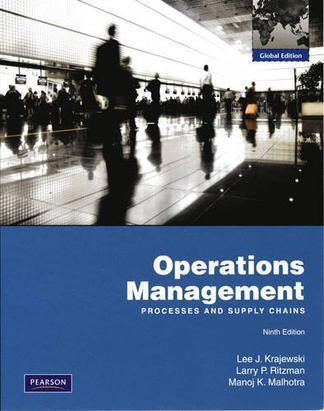 Operations management processes and supply chains