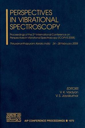Perspectives in vibrational spectroscopy proceedings of the 2nd International Conference on Perspectives in Vibrational Spectroscopy (ICOPVS 2008), Thiruvananthapuram, Kerala, India, 24-28 February 2008