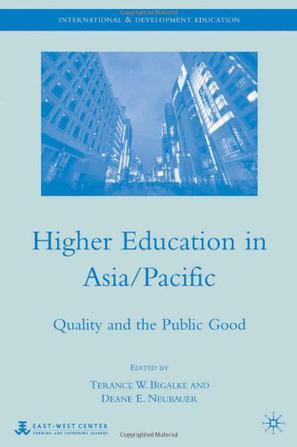 Higher education in Asia/Pacific quality and the public good