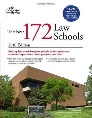 The best 172 law schools