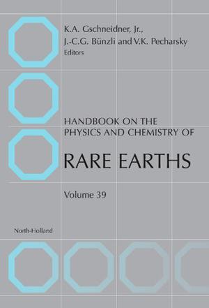Handbook on the physics and chemistry of rare earths. Vol. 39