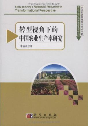 转型视角下的中国农业生产率研究