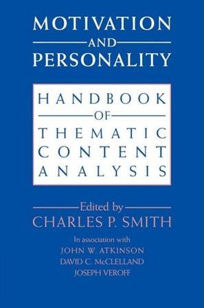 Motivation and personality handbook of thematic content analysis