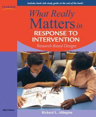 What really matters in response to intervention research-based designs