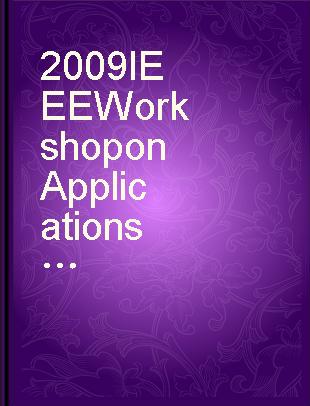 2009 IEEE Workshop on Applications of Signal Processing to Audio and Acoustics [Proceedings], New Paltz, NY, USA, 18-21 October 2009