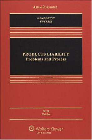 Products liability problems and process