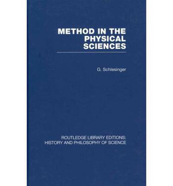 Method in the physical sciences