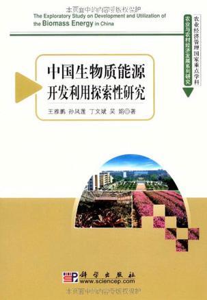 中国生物质能源开发利用探索性研究