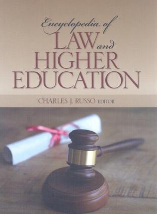 Encyclopedia of law and higher education