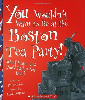 You wouldn't want to be at the Boston Tea Party! wharf water tea you'd rather not drink