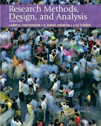 Research methods, design, and analysis