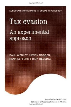 Tax evasion an experimental approach