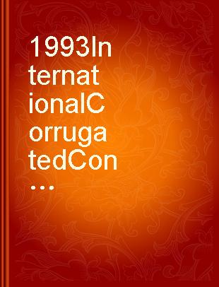 1993 International Corrugated Containers Conference Dallas, Texas, November 1-3 : proceedings