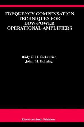 Frequency compensation techniques for low-power operational amplifiers