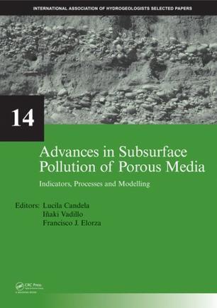Advances in subsurface pollution of porous media indicators, processes and modelling