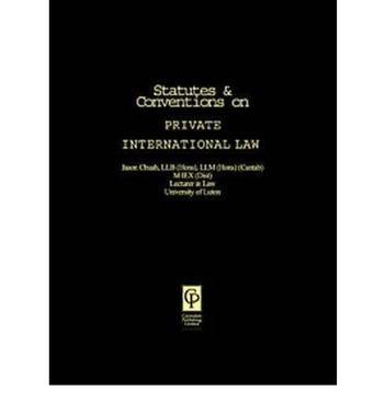 Statutes & conventions on private international law