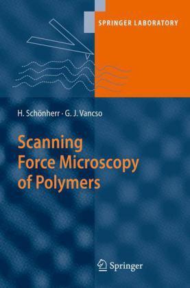 Scanning force microscopy of polymers with 1 table