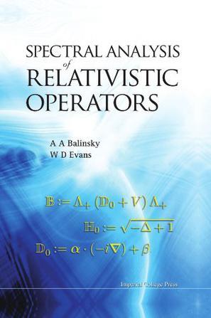 Spectral analysis of relativistic operators